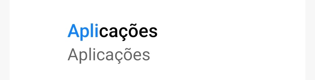 Passo 3 - Ecrã de aplicações